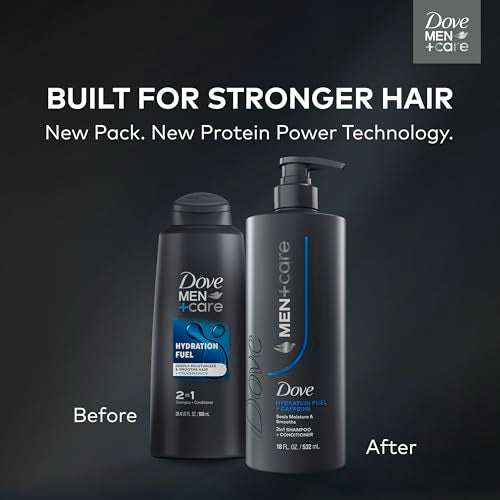 Dove Men+Care 2-in-1 Shampoo + Conditioner, 18 FL OZ
