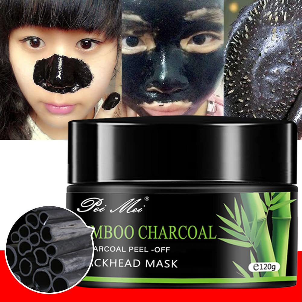 Blackhead Mask,Sky-shop Facial Mask Nose Mask Face Mask Blackhead Cream with Activated Charcoal Deep Pore Cleanse, Peel Off Deep Skin Clean Purifying Face Mask for Acne and Blackheads (120g)