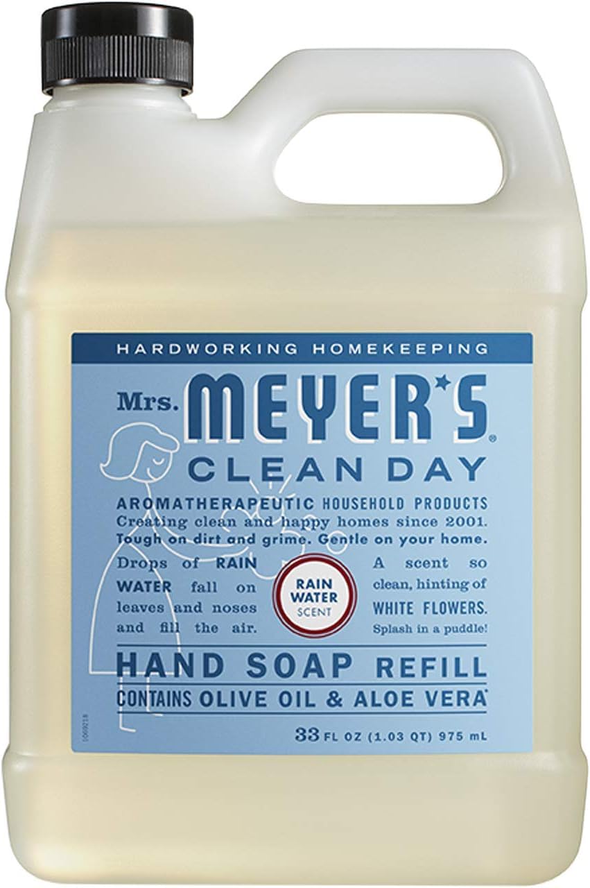 MRS. MEYER'S CLEAN DAY Hand Soap Refill Scent Variety Pack 2 CT (Lemon Verbena + Rain Water)