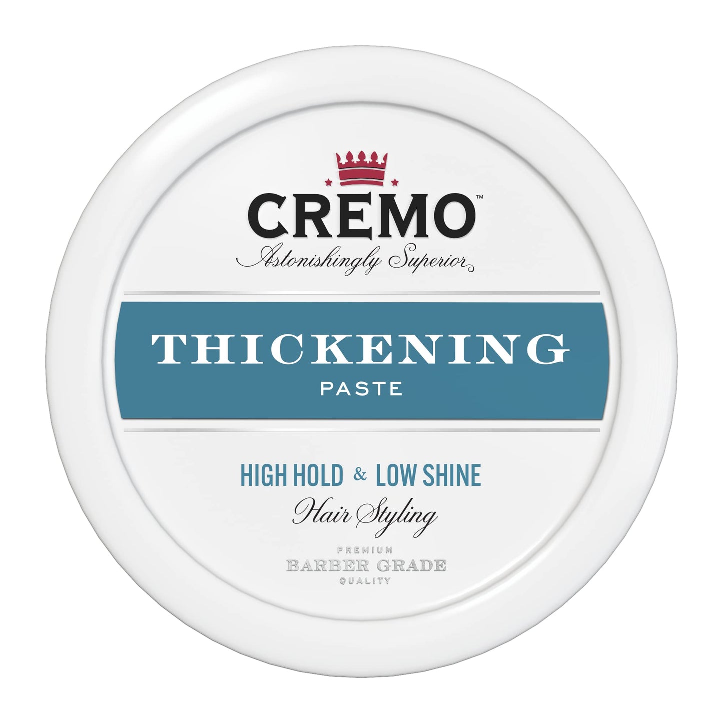 Cremo Barber Grade Hair Styling Thickening Paste, 4 Ounce (Pack of 3)