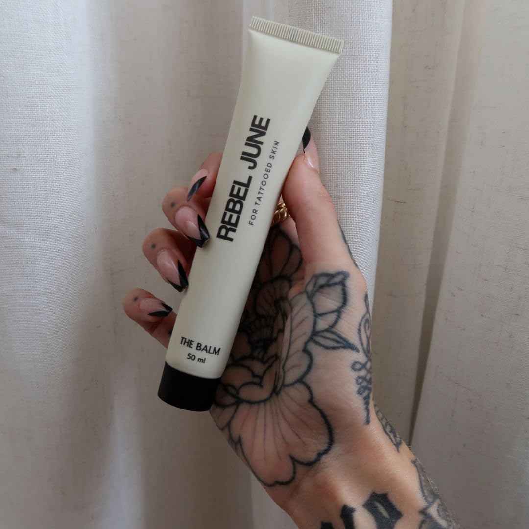 REBEL JUNE The Balm Tattoo Aftercare All Natural & Vegan Tattoo Ointment For New & Old Tattoos.