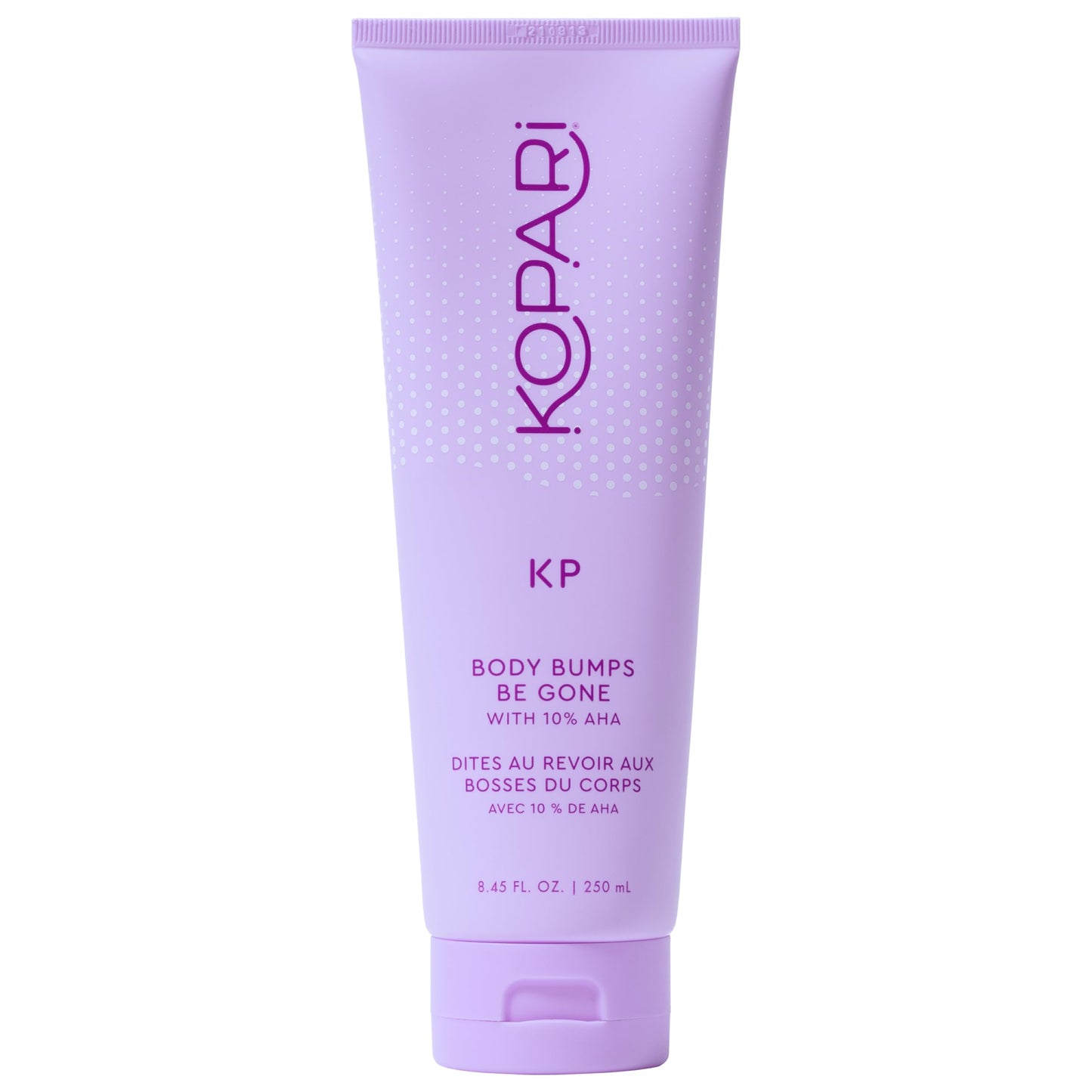 Kopari KP Body Bumps Be Gone Exfoliating Body Scrub with 10% AHA, to Smooth Skin, Reduce Bumps, Decongest Pores, Clarifying, Gently Exfoliate & Wash | 8.45 fl oz Tube
