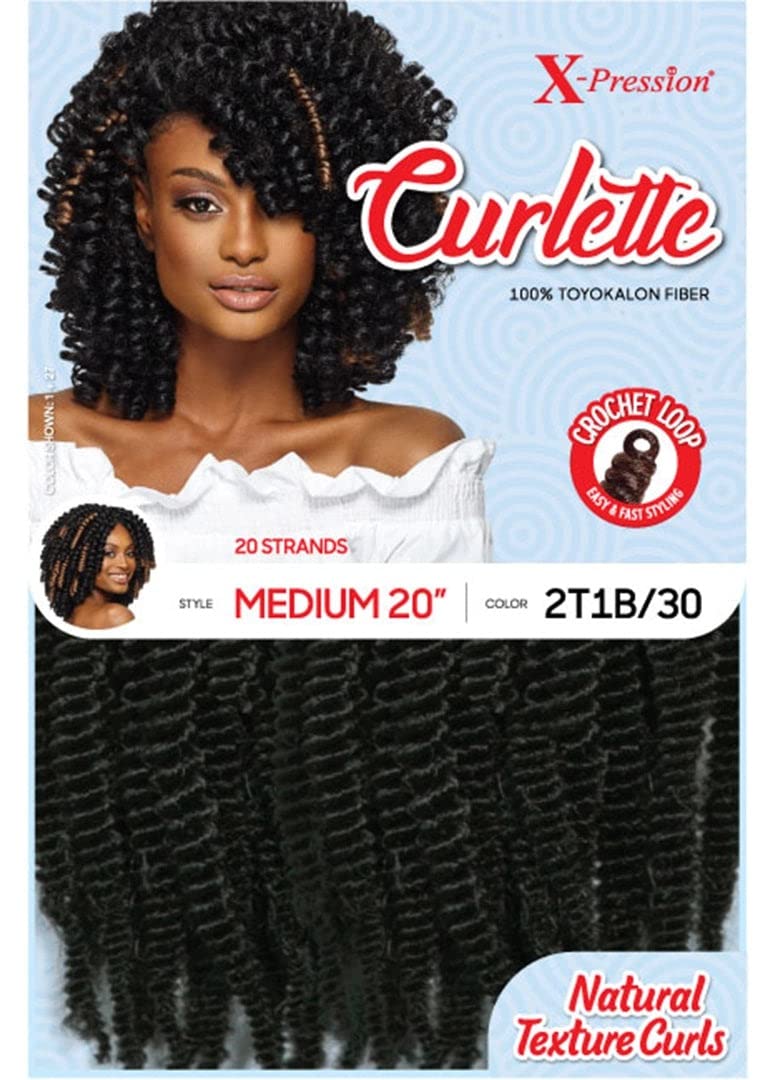 Outre X-Pression Curlette Braid – Medium 20" (#30 Light Auburn)