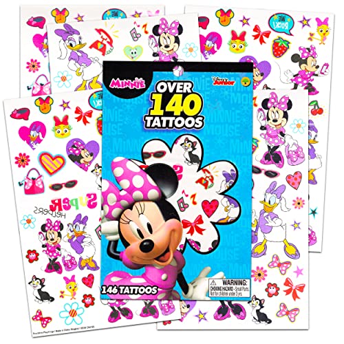 Mickey and Minnie Mouse Temporary Tattoos Party Favor Pack