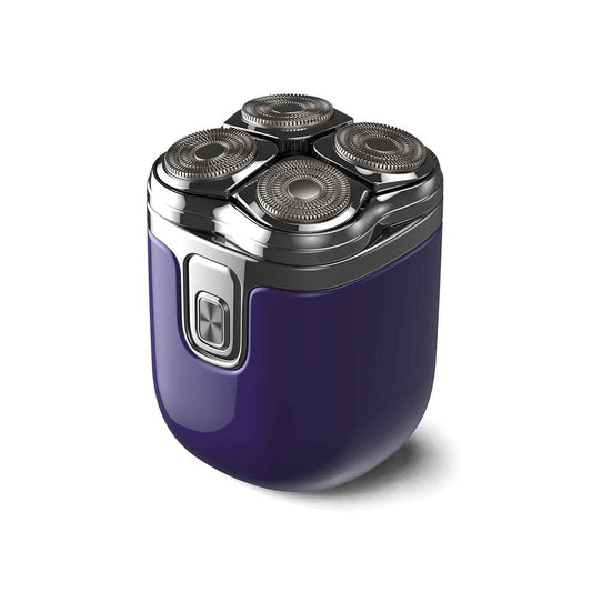 4-Blade Rotary Shaver for Men - Waterproof Electric Razor for Head Shaving & Face, Wet/Dry USB-C Rechargeable with LED Display, Detachable Trimmer Heads for Bald Men & Sensitive Skin