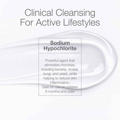 CLn® SportWash – High-Performance Sport Body Wash, For Men & Women Prone to Body Odor, Foot Odor, Ringworm, Folliculitis, & Back Acne, Fragrance-Free & Paraben-Free, 3.4 fl. oz.