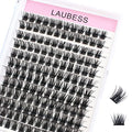 LAUBESS Cluster Lashes 14-18mm Mixed Volume Eyelash Extensions