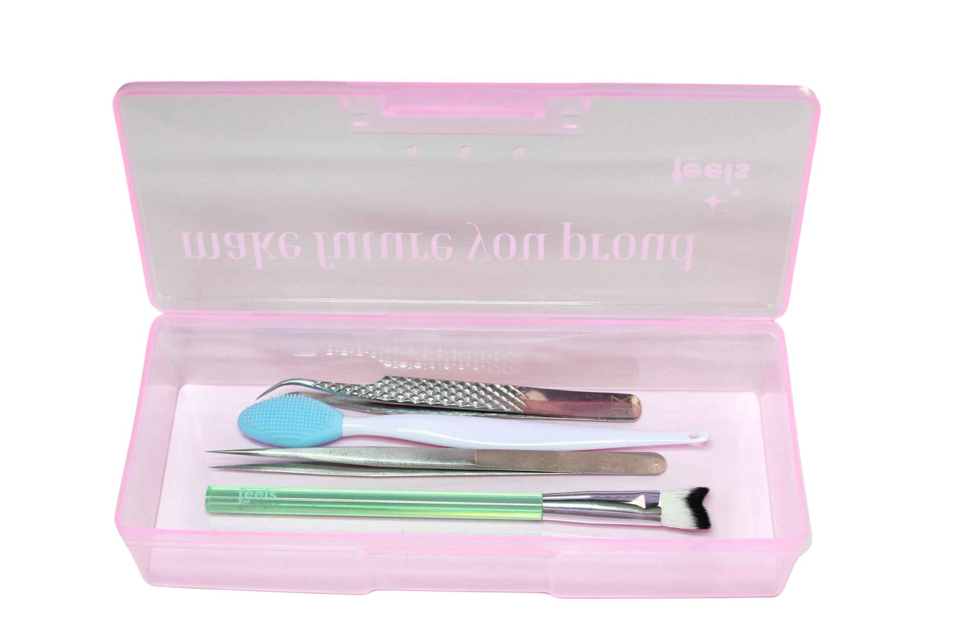 Tweezer Holder Box Storage Organizer for Lash Artists, Estheticians, Nails, Manicure, Hair Salon, Spa, Shelf for Eyelash Extension Tweezers, Dust proof