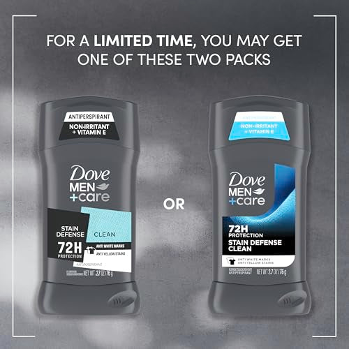 Dove Men+Care Stain Defense Deodorant Stick 72H Protection 2.7oz