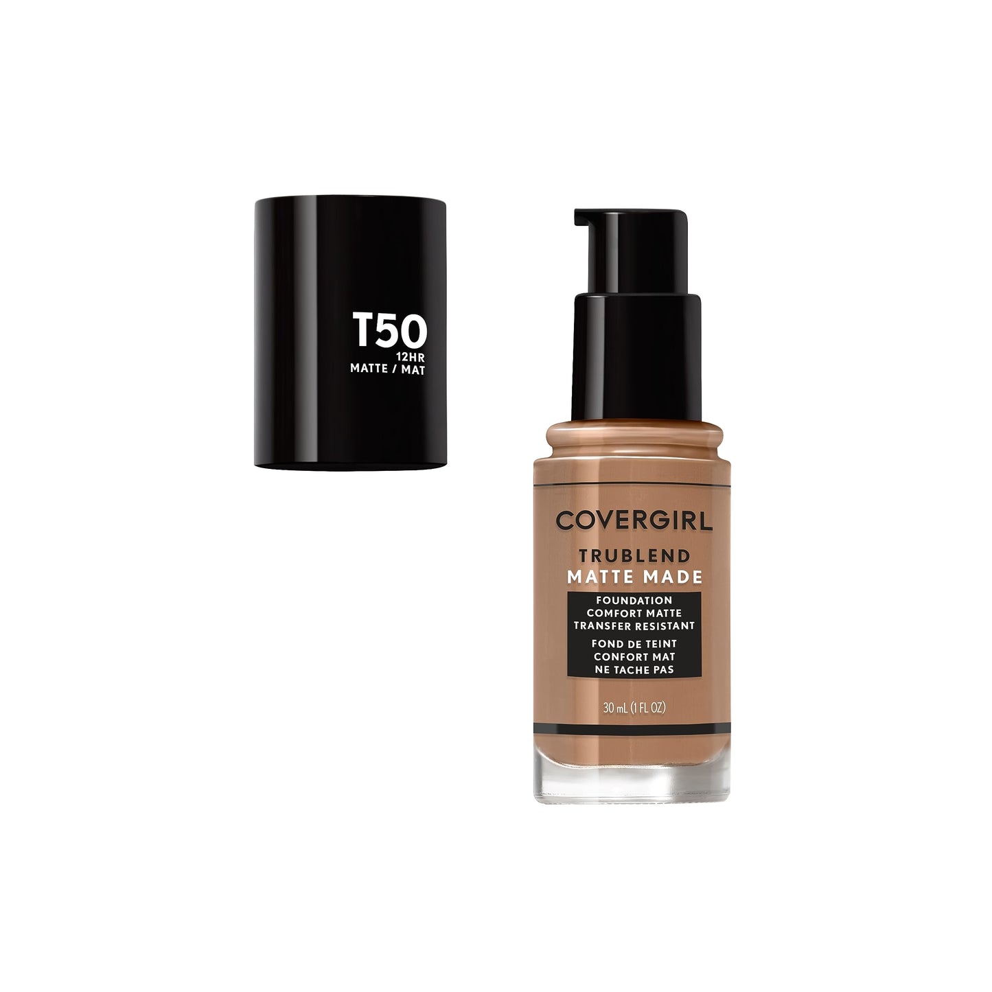 COVERGIRL TruBlend Matte Made Liquid Foundation, Natural Tan