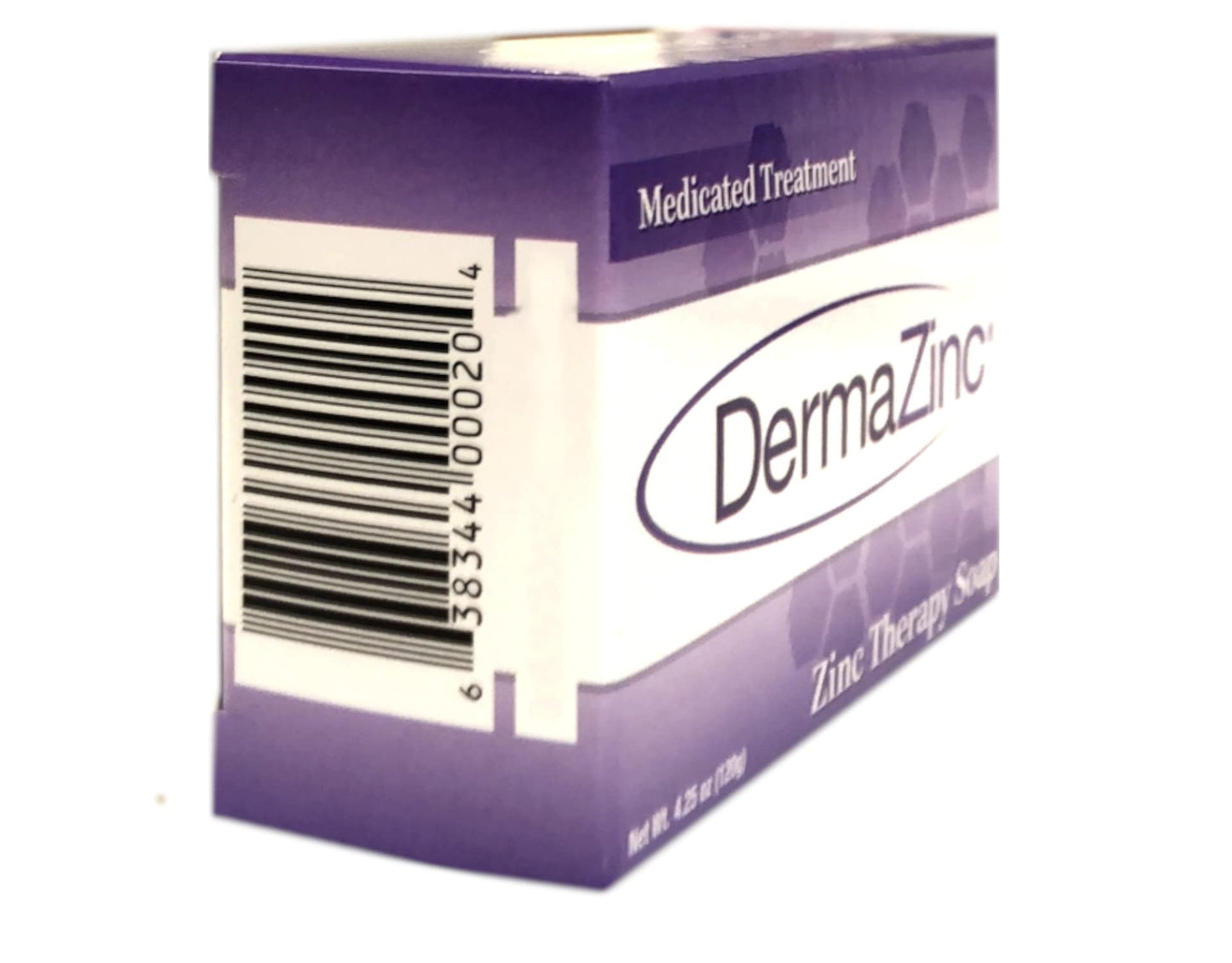 DermaZinc Zinc Therapy Medicated Treatment Bar Soap - 3 Pack New Larger Size Bars