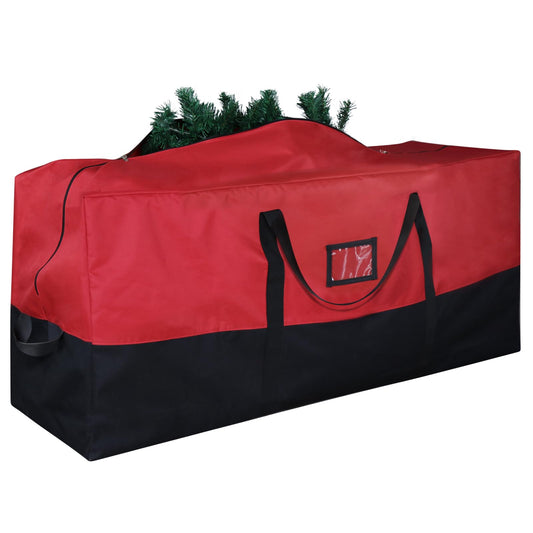 BSTGE Christmas Tree Storage Bag, Fits Up to 9 Ft Artificial Trees, Large Heavy-Duty Waterproof Storage Bags with Reinforced Handles, Dual Zippers & Card Slot, 600D Oxford Extra Large Moving Bags