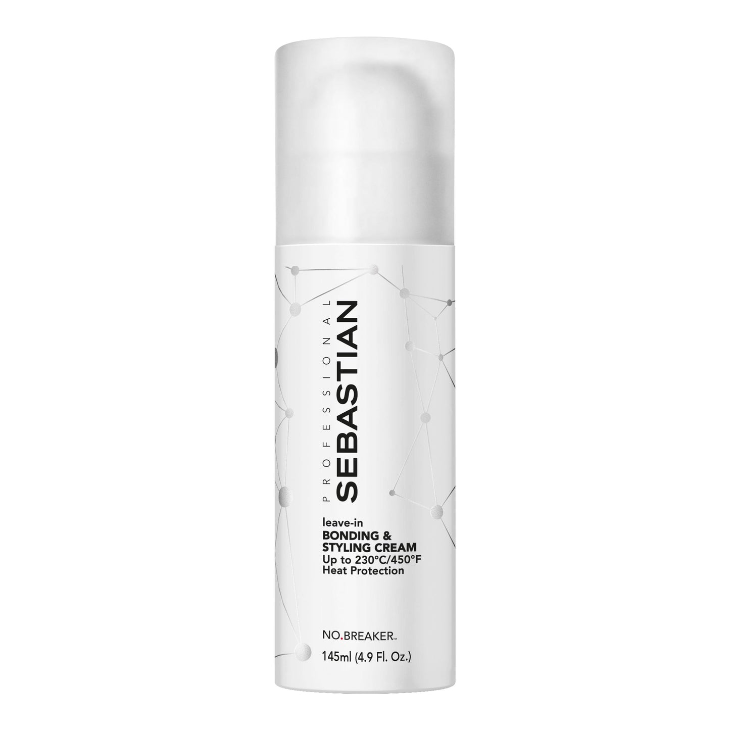 Sebastian Professional No.Breaker Bonding & Styling Leave-in Cream | Intense Conditioning Cream with Heat Protection, 72 HR Frizz-Free, Flexible Hold, 4.9 oz