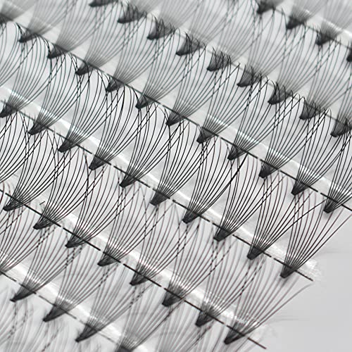 Bodermincer Lashes 10D D Curl 300pcs Large Pack Premade Russian Volume Fans Mink Eyelashes Lash Pre made Eyelash Extensions Supplies (17mm)