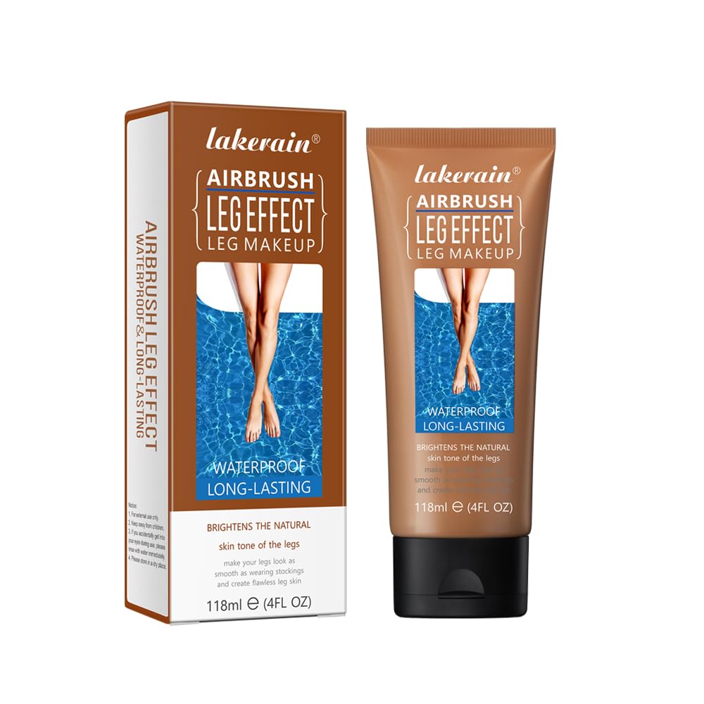 Legs Makeup Instant Makeover: Waterproof, No-Transfer Body & Leg Makeup Foundation -Long-Lasting Perfection for Irresistible Legs All Day (#3 BRONZE, 118ML)