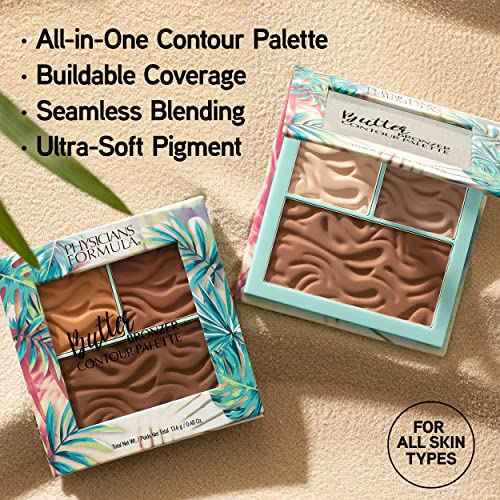 Physicians Formula Butter Bronzer Contour Palette, Light/Medium, 0.48 Ounce (Pack of 1)
