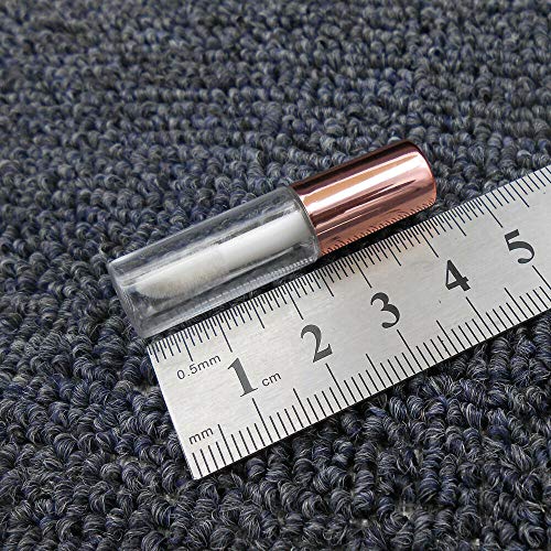 25 Pack 1.2mL Empty Lip Gloss Tubes with Caps & Inserts
