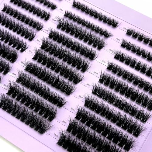 AMSDCN 14/16 Pairs Fluffy mix Lashes 10-25mm 3D Mink Lashes Long Thick Natural False Eyelashes Wholesale Lashes (SD-01)