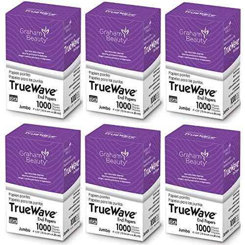 Graham Beauty Salon Truewave Jumbo 4" x 2.5" Paper 1000 Pcs - HC-26067 (2 Pack)