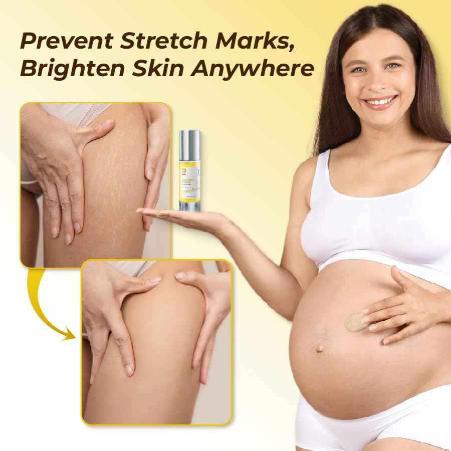 HVSUN Belani stretch marks, regenerates damaged skin cells, stimulates collagen production and reshapes skin firmness. Deeply moisturizing essence leaves skin soft and flaky