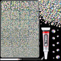 25000Pcs Resin Rhinestones for Crafts AB Flatback Gems Jewelry Nail Art