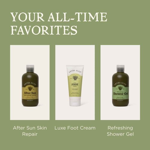 Aruba Aloe Pure Aloe Vera Gel – Soothes, Hydrates, and Refreshes Skin – 8.5 Oz Bottle