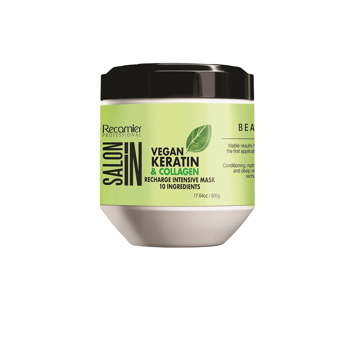 RECAMIER PROFESSIONAL SALON IN Vegan Keratin & Collagen Hair Recharge Intensive Mask 17.6oz.