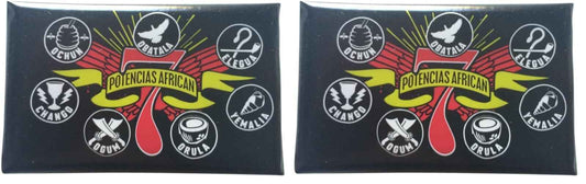 Original Products 7 African Powers Soap Bar for Good Luck, Money, Love, Protection, Spiritual Cleansing Bath Wash Magical Herbal Ritual Negative Energy Cleanse Hoodoo Wiccan Pagan Voodoo (Pack of 2)