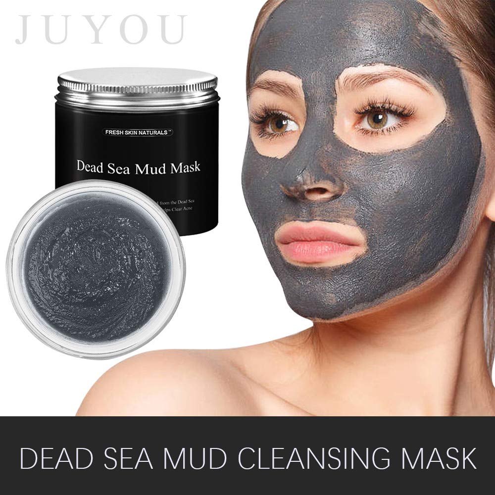 Mud Mask for Face and Body Nourishing, Deep Pore Cleansing, Acne and Blackheads Treatment, Anti Aging and Anti Wrinkle, Organic Natural Facial Mask for Smoother and Softer Skin More Flexible (8.8 oz)