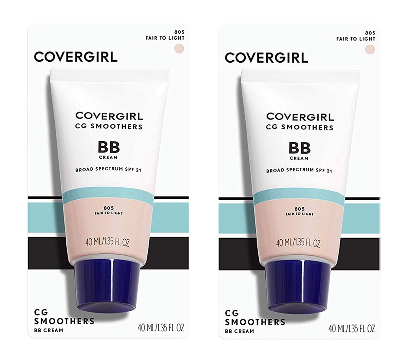 COVERGIRL Smoothers Bb Cream, Fair To Light 805, 1.35 Fl Oz, 2 Count