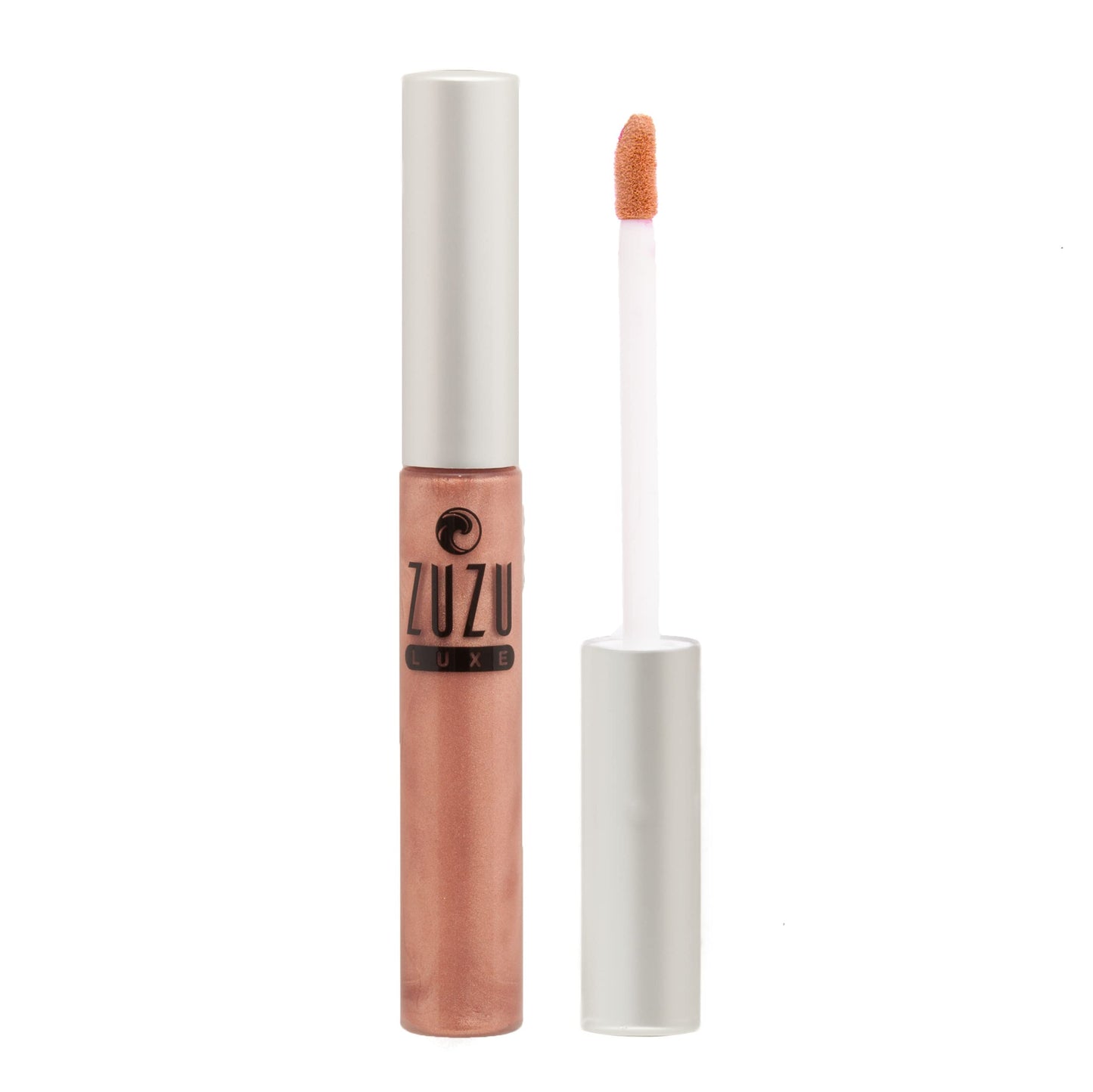 Zuzu Luxe Sheer Gloss (Dolce Vita - Seashell Pink) Non GMO, 0.17 oz