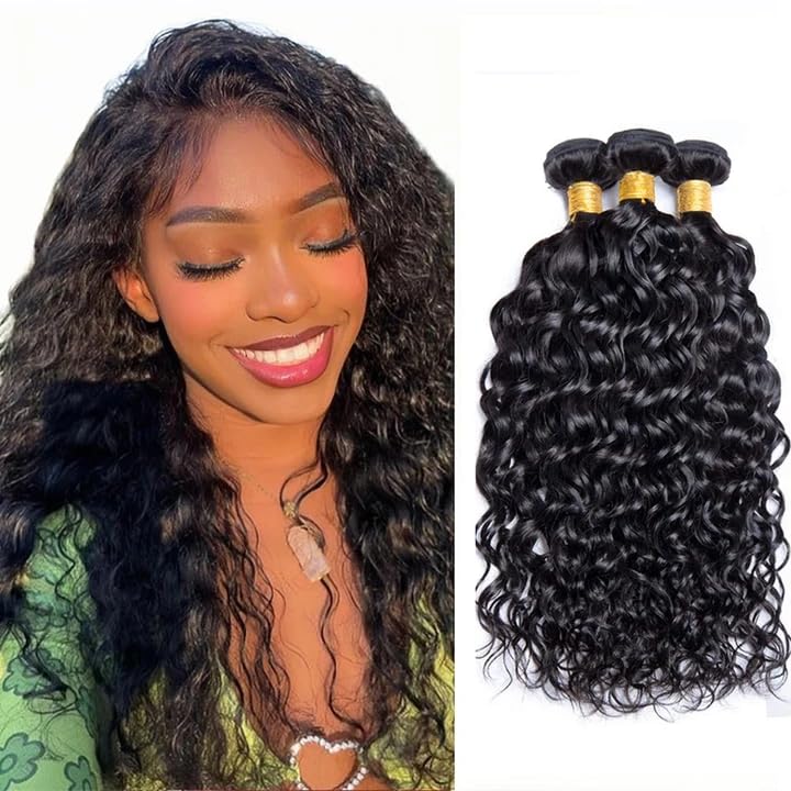 Brazilian Virgin Hair Bundles 14 16 18 Inch Wet Wavy