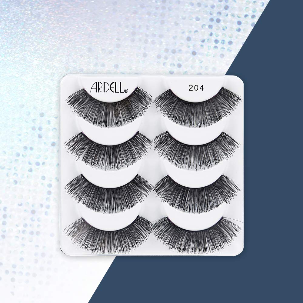 Ardell False Eyelashes 4 Pack Double Up 204, 1 pack (4 pairs per pack)