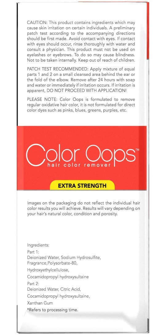 Color Oops Developlus Color Oops Color Remover (extra Strength)