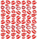 Red Lip Print Temporary Tattoos - Waterproof Fake Tattoos