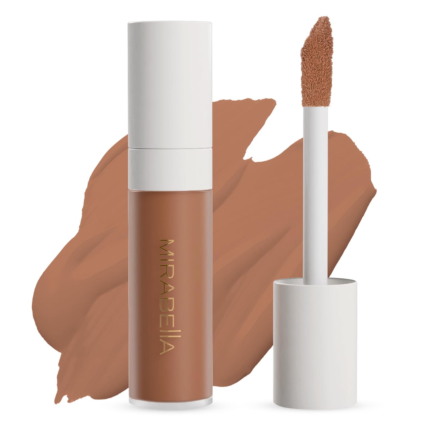 Mirabella Invincible For All Perfecting Under Eye Concealer Full Coverage - Hydrating Makeup Concealer for Dark Circles, Fine Lines & Wrinkles w/Hyaluronic Acid - Deep D200