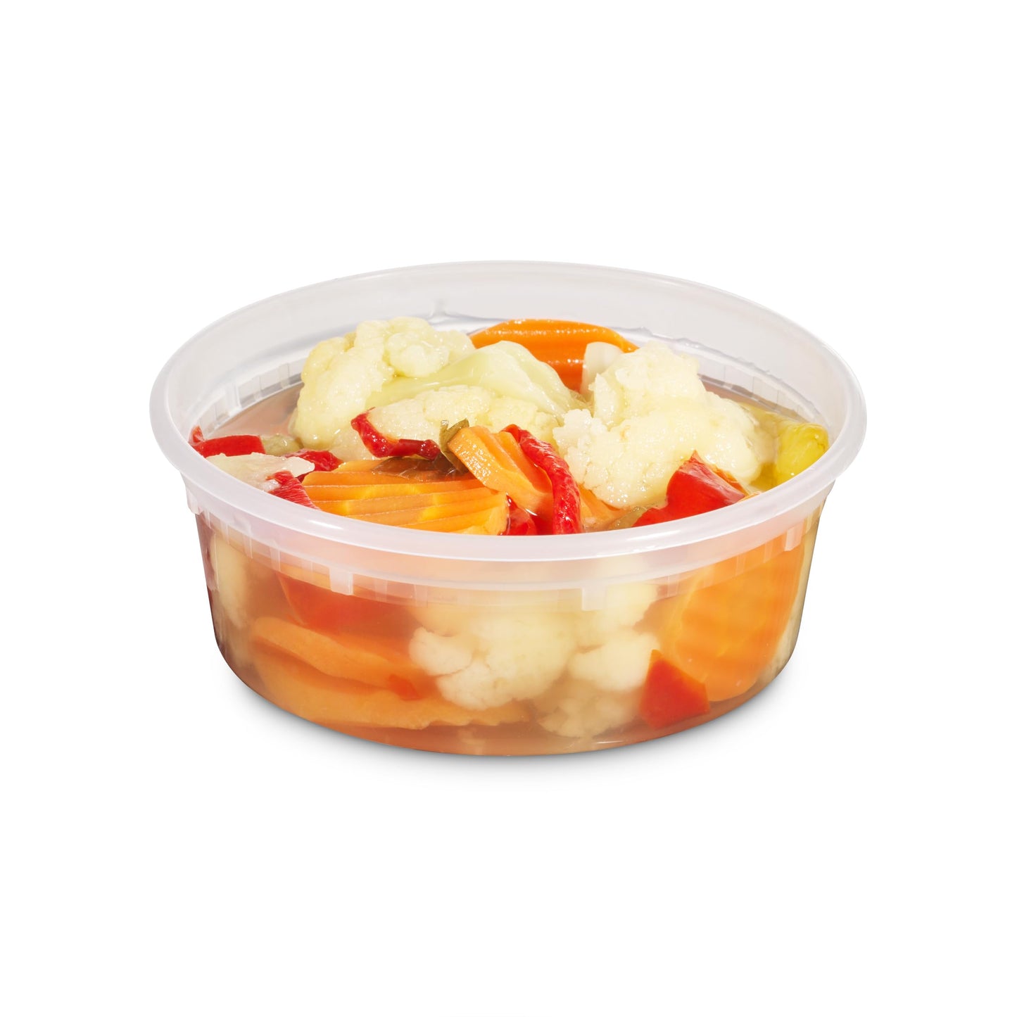 Deli Food Containers with Lids - 8 oz 60 Sets- Ideal for Food, Snacks, Takeout, Meal Prep - 1 Cup Small Durable Clear Containers for Food - Stackable and Durable, Freezer, Dishwasher & Microwave Safe