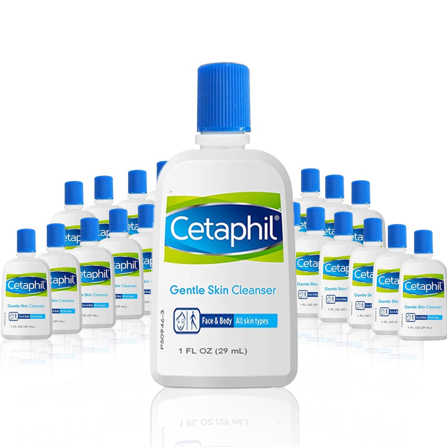 Ceta phil Skin Cleanser, All Skin Types, Travel Size, 29 ml, (Pack of 18)