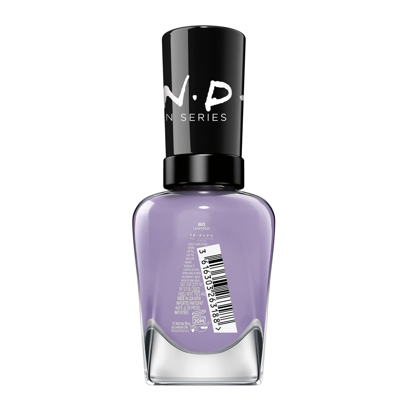 Sally Hansen Miracle Gel Friends Collection, Nail Polish, Lavendoor, 0.5 fl oz (Pack of 2)