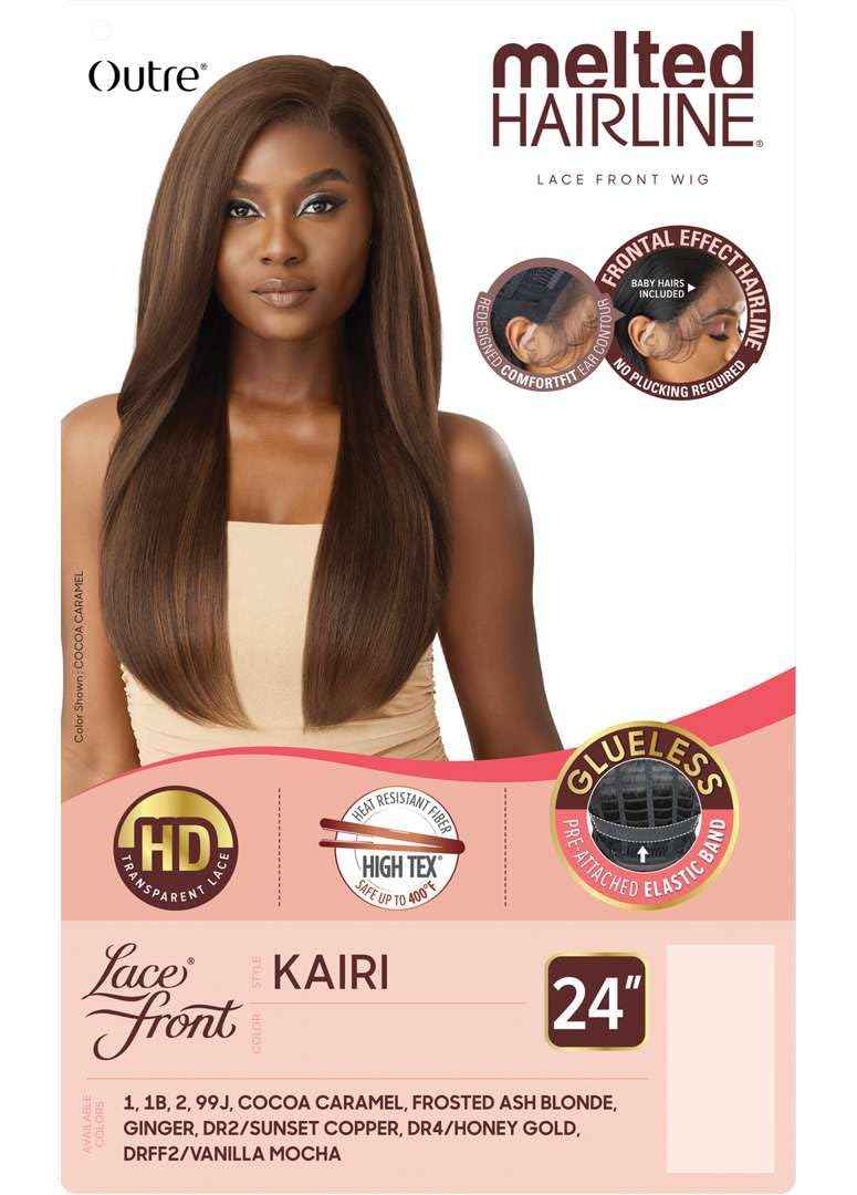 Outre Lace Front Wig - Melted Hairline - Kairi (JET BLACK 1)