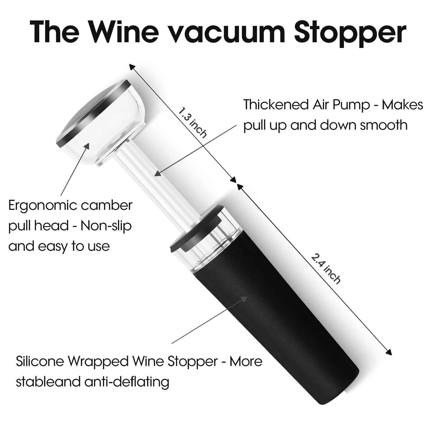 Wine Opener Gift Set Premium Wing Corkscrew Wine Bottle Opener with Multifunctional Bottles Opener, Wine Foil Cutter, Wine Vacuum Stopper, Wine Aerator Pourer Upgrade for Wine Lovers Man Woman