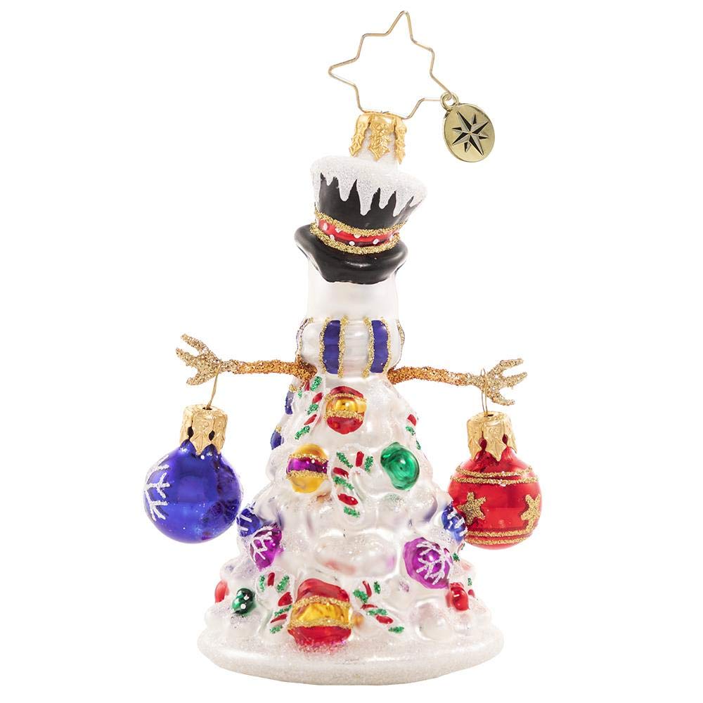 Christopher Radko Hand-Crafted European Glass Christmas Decorative Ornament, Quite A Lively Tree Gem