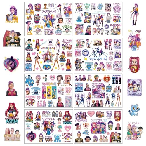 130pcs Cartoon Temporary Tattoos Party Favors for Kids