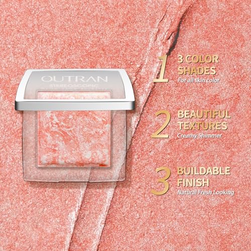 Marbled Blush Powder – Shimmery, Long-Wear Pigmented Cheek Color