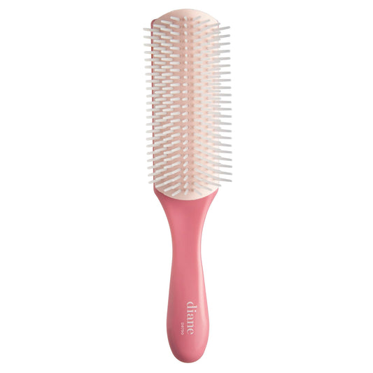 Diane Pro Nylon Pin Styling Hair Brush for Detangling, Separating, Shaping and Defining Wet Thick or Curly Hair, Glides Through Tangles with Ease