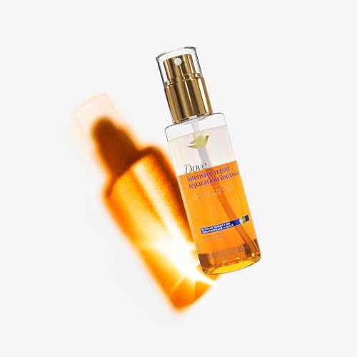 Dove Damage Therapy Intensive Repair with Amino Serum Bi-Phase Serum + Oil Hair Spray for Shine, Frizz Control, and Split Ends 3.9 oz