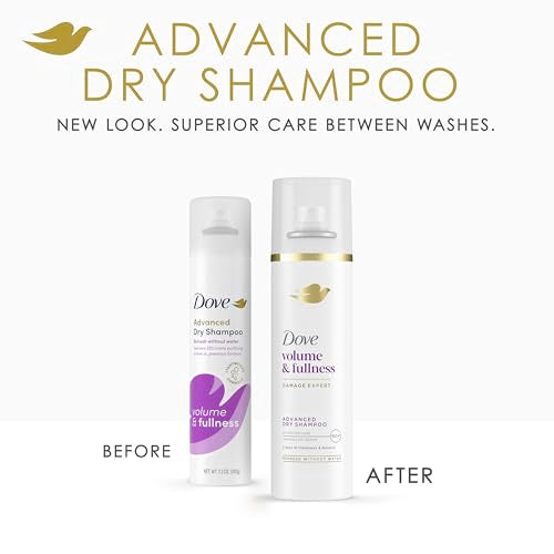 Dove Dry Shampoo Spray, Volume & Fullness, 2-Pack 5 oz