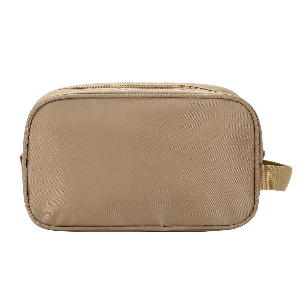 Bioworld Dual Compartment Beige Toiletry Cosmetic Kit