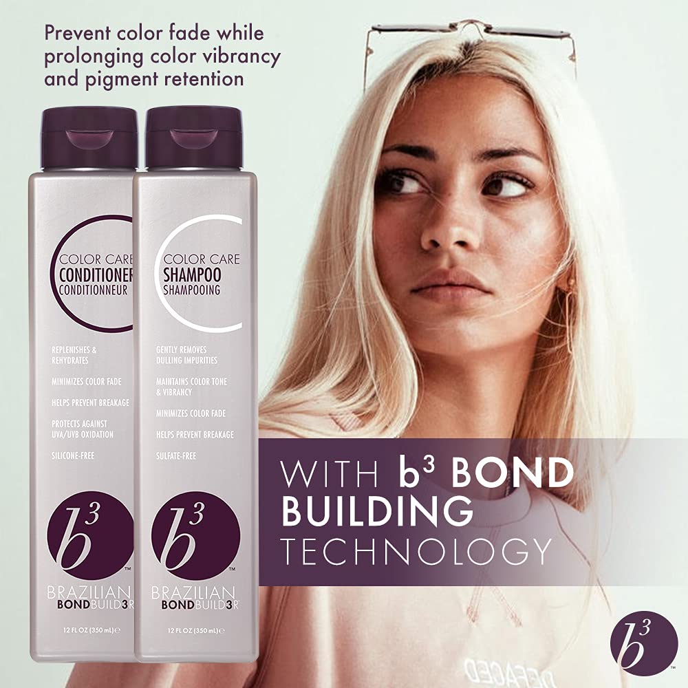 B3 Brazilian Bondbuilder Color Care Shampoo, 12 Fl Oz (Pack of 1)