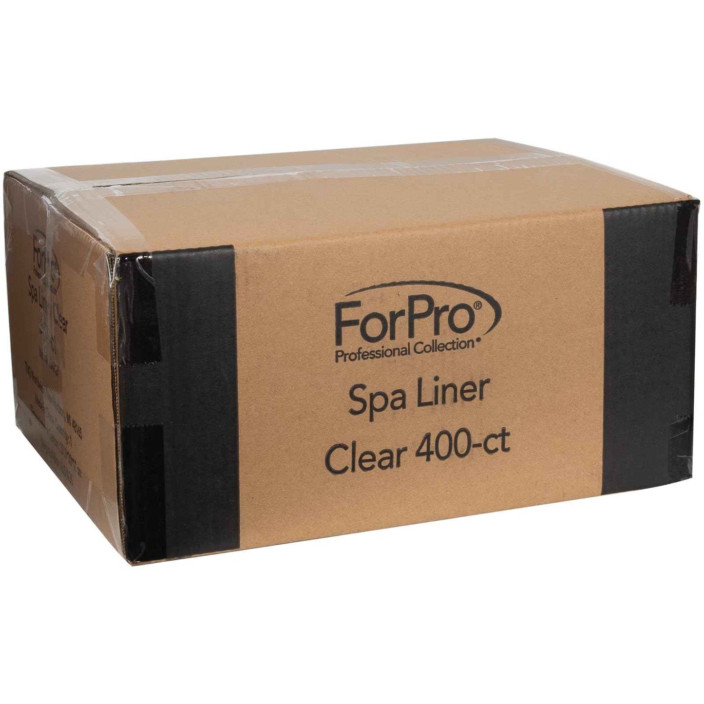 ForPro Professional Collection Spa Liners, Fit All Pedicure Spas, Disposable Liners, Clear, 400-Count